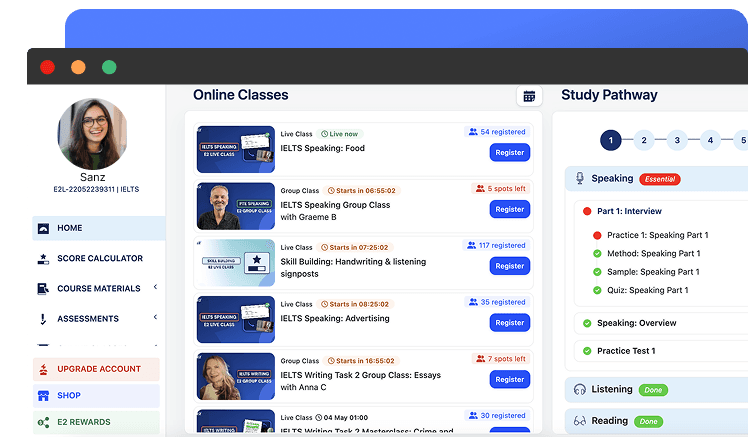 Free Online IELTS Academic and General Test Prep Courses