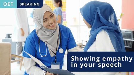 OET speaking showing empathy