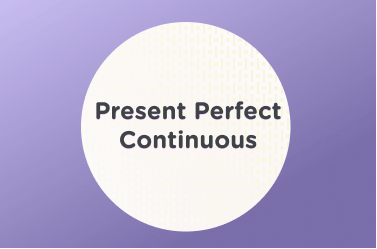 text reading present perfect continuous as cover image