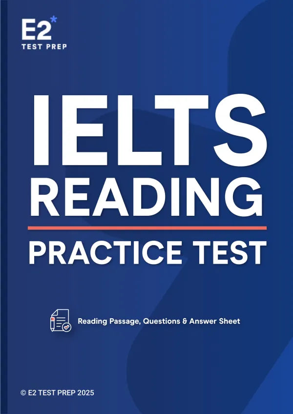 E2 IELTS 리딩 연습 2025