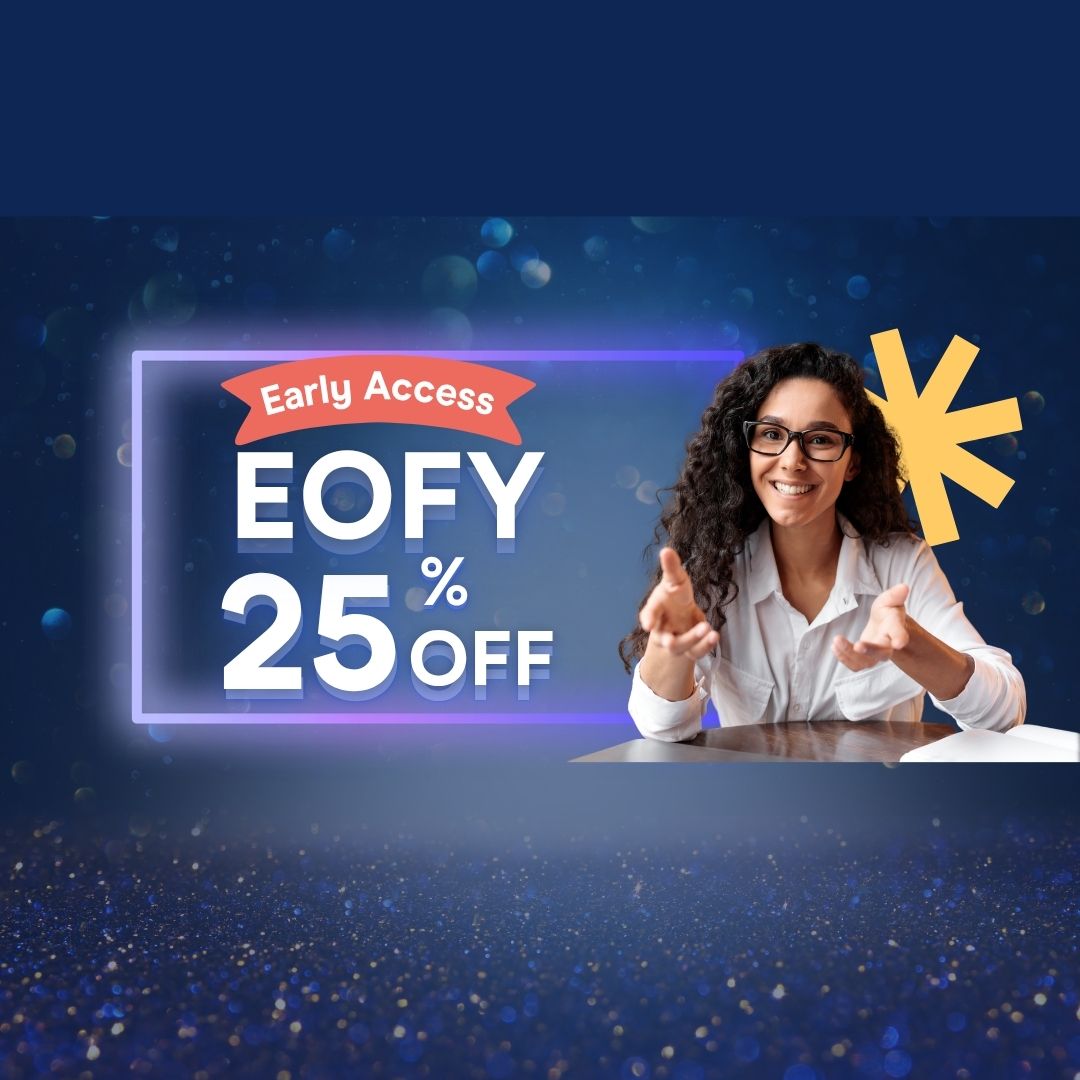 End of Financial Year Sale — 25% Off