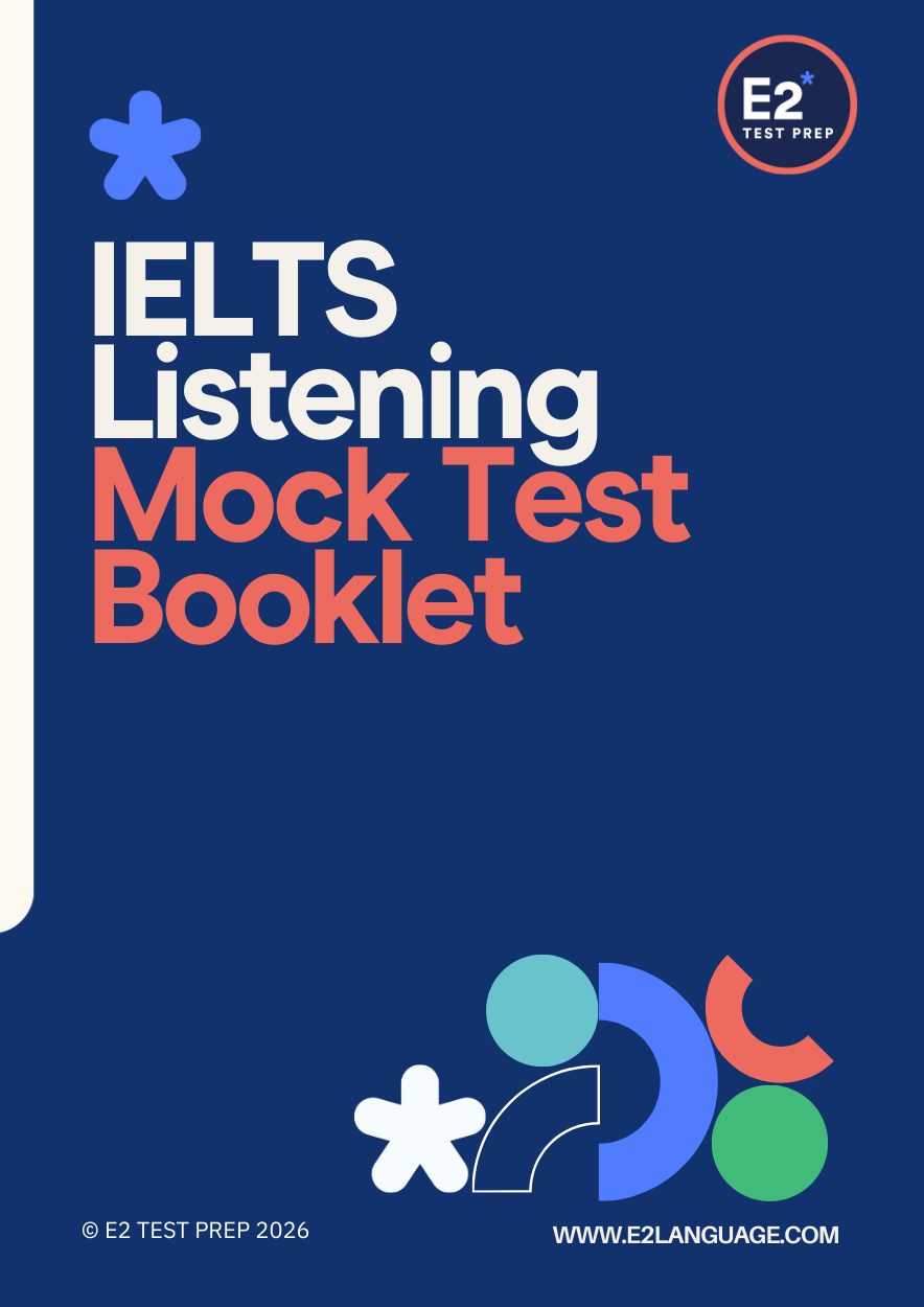 Caderno de Respostas do Teste Simulado de Listening do IELTS - Vídeo do YouTube 2026