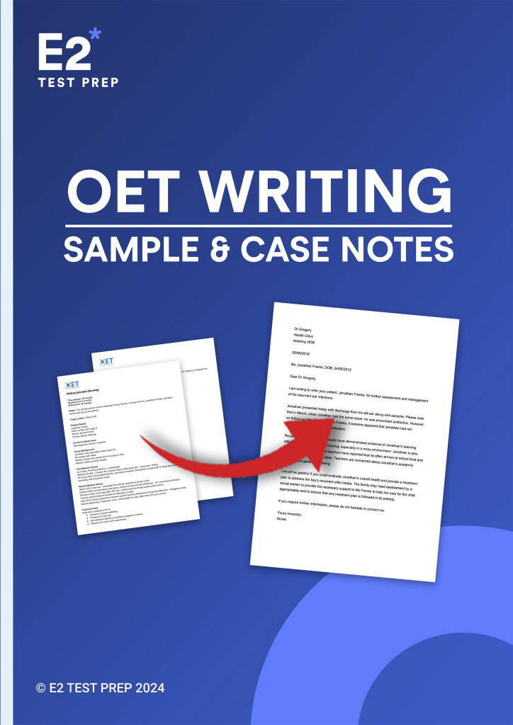 OET Downloadable Sample notes Feb 2024