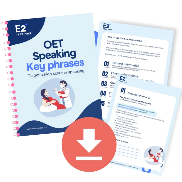 E2T - OET - Speaking Key Phrases