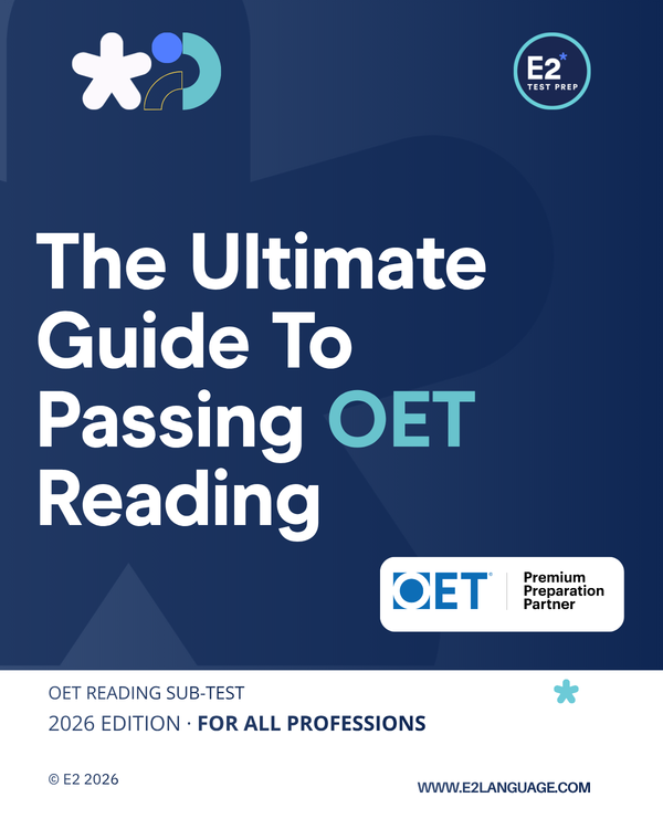 OET Reading Ebook - 2026 Edition
