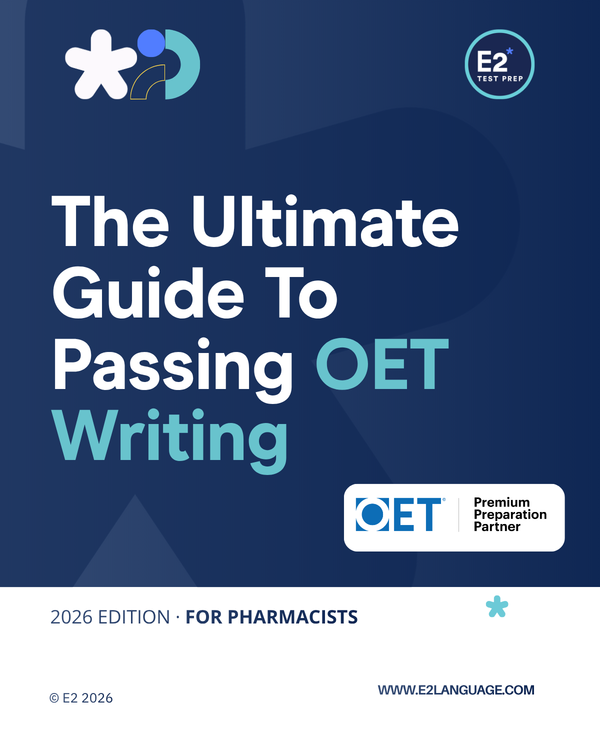 OET Writing for Pharmacists Ebook - 2026 Edition