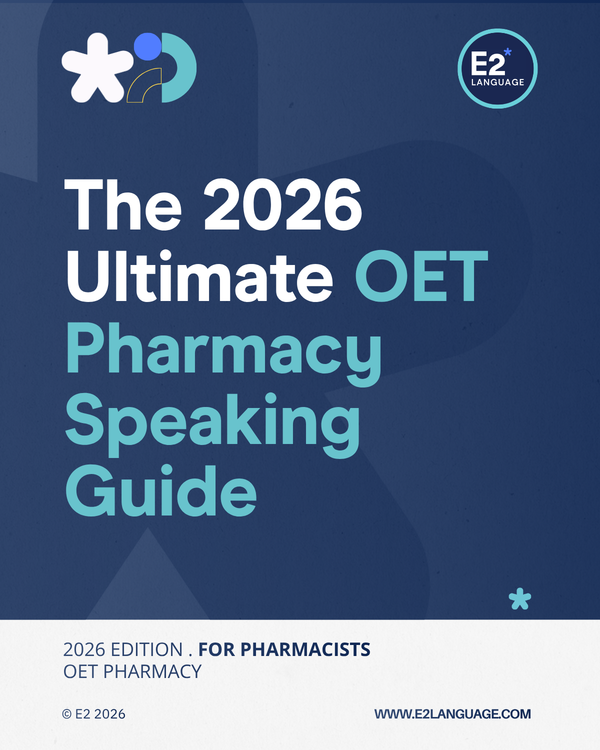 OET Speaking for Pharmacists Ebook - 2026 Edition