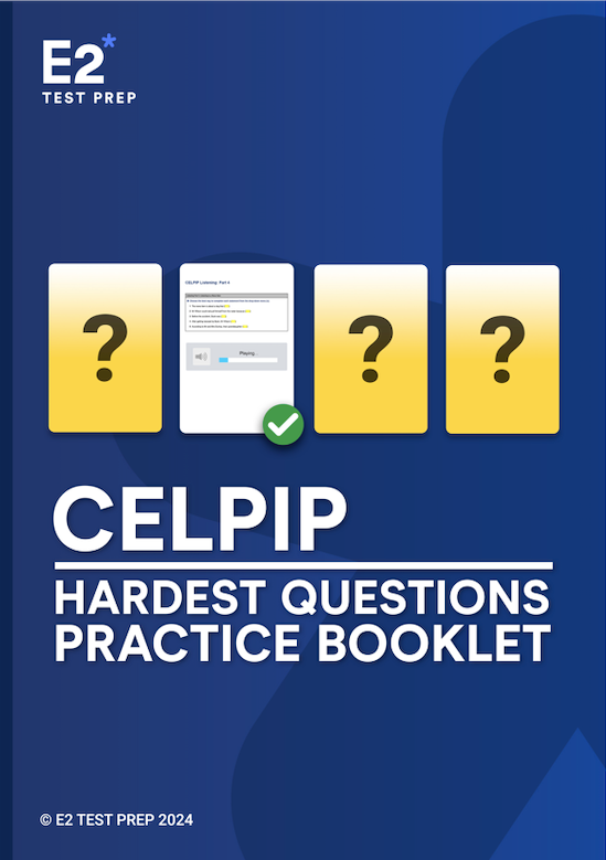 Download CELPIP Hardest Questions 2024