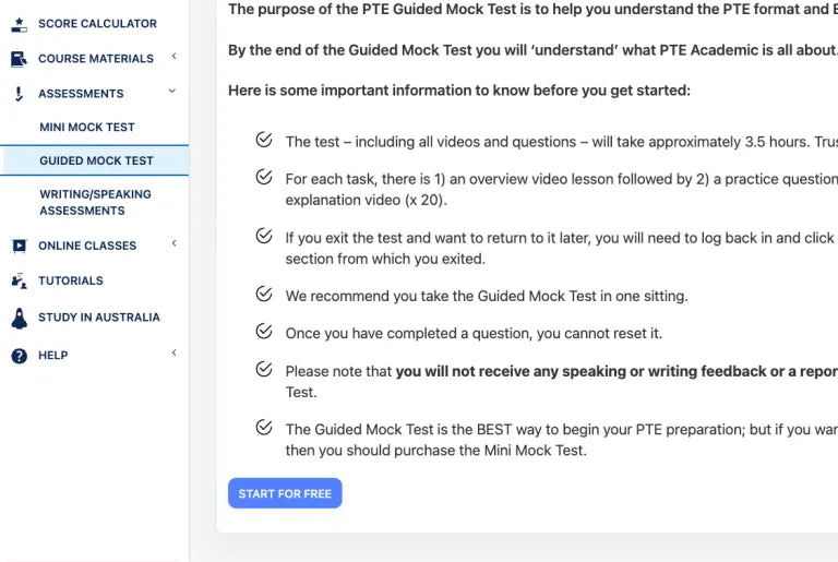 Navigate to Assessments
