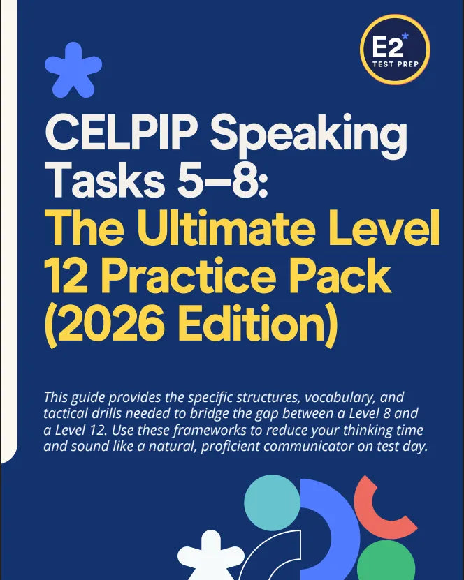 CELPIP Speaking questions 5-8 video