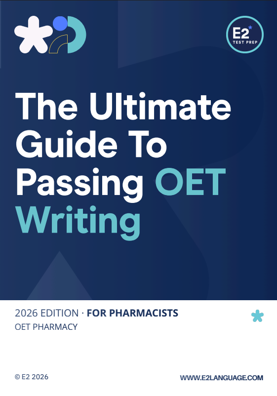 OET Writing for Pharmacy Ebook - 2026 Version
