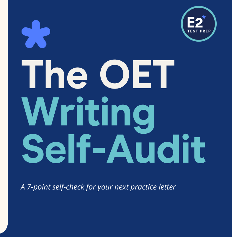 OET Writing Self Audit: 7 points you cannot miss for your next letter