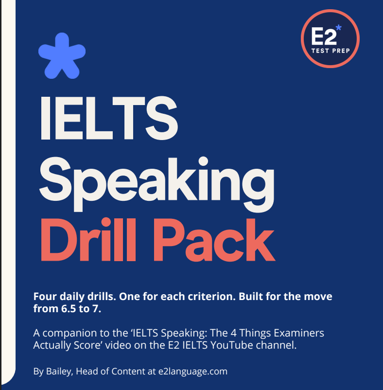 Paquete de ejercicios de expresión oral del IELTS
