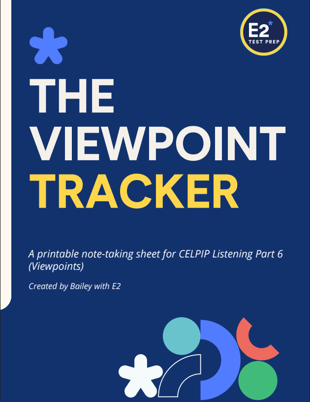 Rastreador de perspectivas de comprensión auditiva del CELPIP