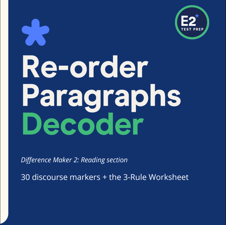 Re-order Paragraphs Decoded